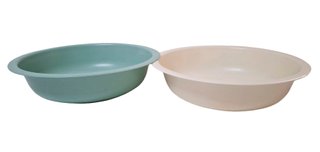 2 Bañeras Ovaladas Plástico