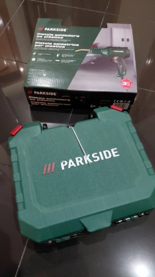 Pistola Soldar Plástico Parkside PKSP 50 B1