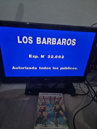 Los Bárbaros VHS Edición Videoclub