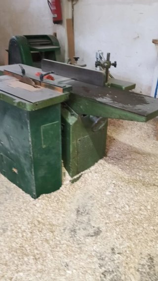 Cepilladora Cima con disco y regruesador
