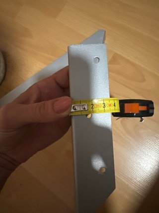 2 Escuadras metálicas para estanterías