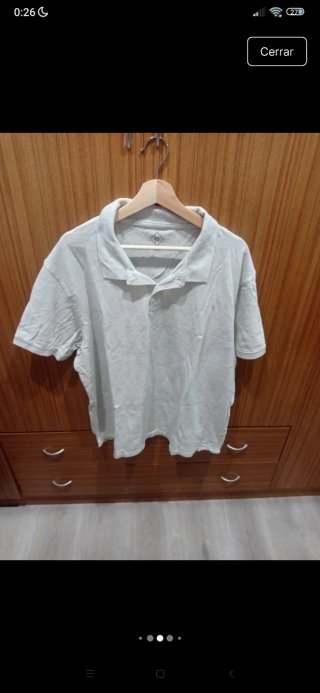 Pack 2 polos hombre manga corta XXXL