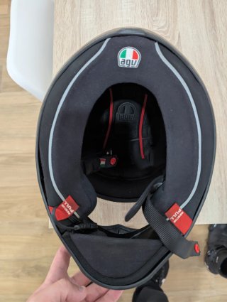 Casco AGV Veloce Talla ML Negro