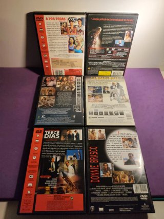 DVDs a 2.5€ cada uno