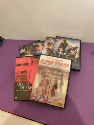 DVDs a 2.5€ cada uno