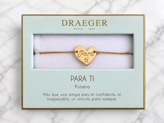 Conjunto Collar y Pulsera Para Ti Dorado