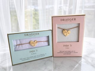 Conjunto Collar y Pulsera Para Ti Dorado
