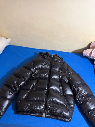 Chamarra Puffer Zara Plumón Premium Negra