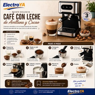 Cafetera Espresso Daewoo con Vaporizador