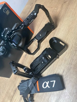 Cámara Sony a7 III con jaulas SmallRig