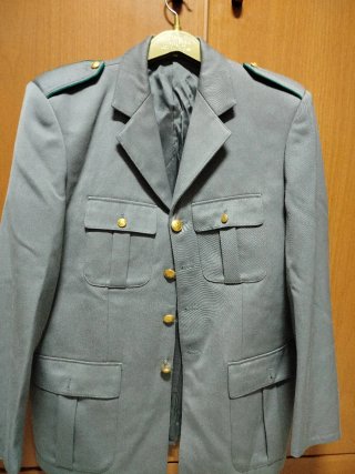 Giacca vintage uomo grigio oro