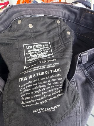 Pantalón Levis 511 W32 L30 Negro