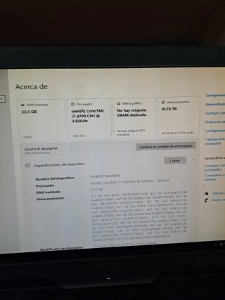 Servidor Backup NOX 12TB 32GB RAM