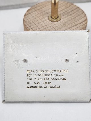 Pendientes Chapados Oro 18k Perlas y Circonitas