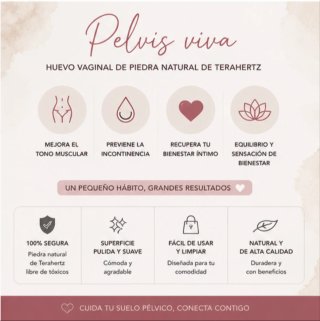 Huevo Vaginal de piedra natural de Terahertz