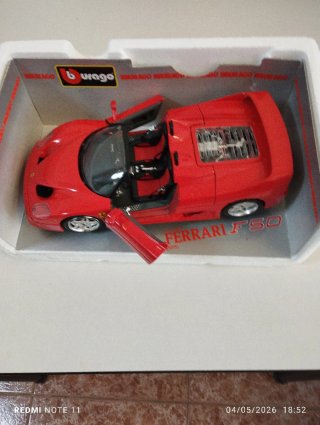 Burago Ferrari F50 1:18 Rojo