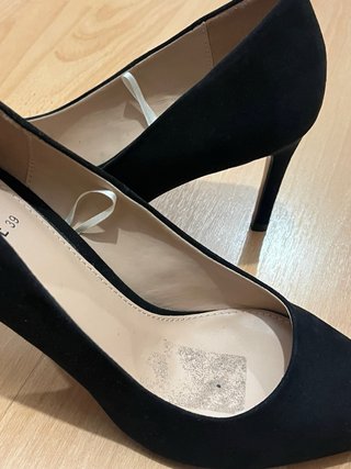 Zapatos de salón negros talla 39