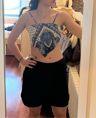 Top corto bandana tirantes