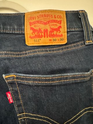 Pantalón Levis 511 W30 L30 Azul