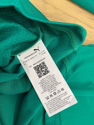 Sudadera Puma verde manga larga