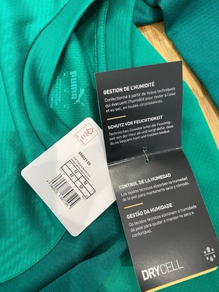 Sudadera Puma verde manga larga