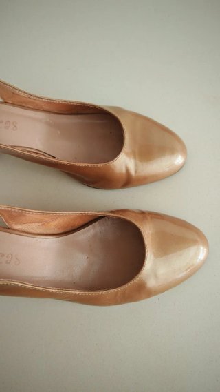 Sandalias d'chicas Talla 37 Beige/Oro