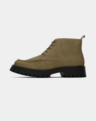 Stivaletti uomo verde oliva