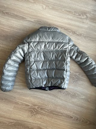 Chaqueta Diesel plateada bomber