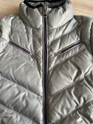 Chaqueta Diesel plateada bomber