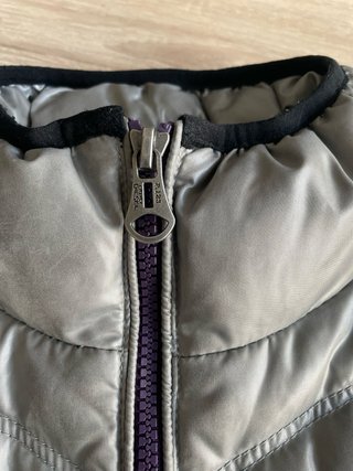 Chaqueta Diesel plateada bomber