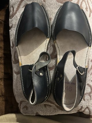 Sandalias Mayorquinas hombre Negras Auténticas