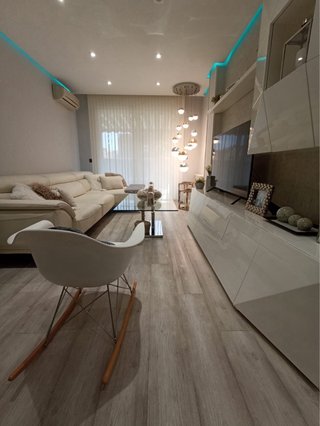 Sofá Chaiselongue Piel Blanco
