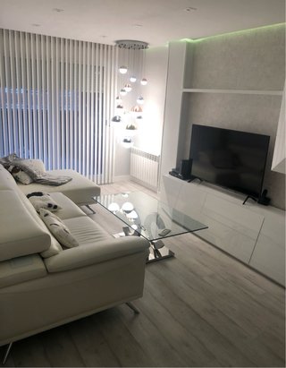 Sofá Chaiselongue Piel Blanco