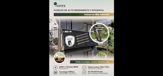 Panel Placa solar 430W Panel solar bifacial