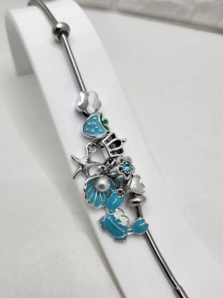 Pulsera Acero Quirúrgico Marina