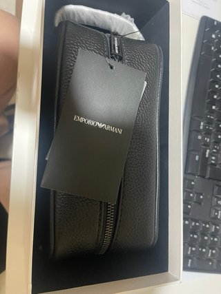 Neceser Emporio Armani Piel Negra