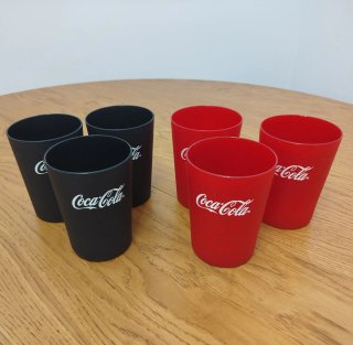 Set 6 Vasos Coca-Cola vidrio
