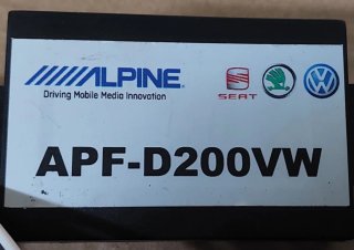 Interface Alpine APF-D200VW