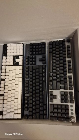 Teclado G-LAB Blanco y Negro