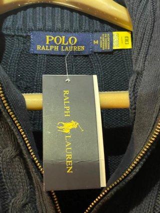 Polo Ralph Lauren Felpa Blu Zip