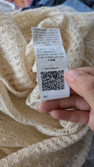 Vestito crema con frange