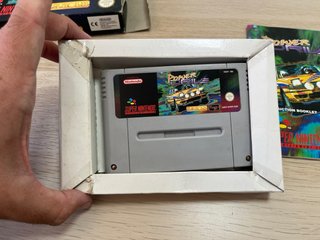 Power Drive Super Nintendo SNES Juego Completo