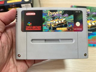 Power Drive Super Nintendo SNES Juego Completo