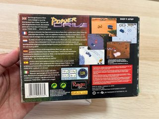 Power Drive Super Nintendo SNES Juego Completo