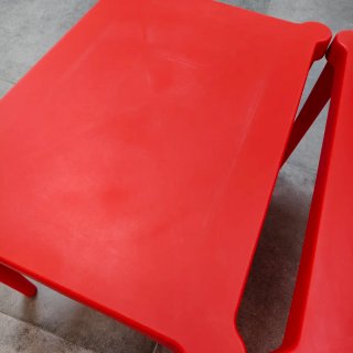 Mesa y 2 Sillas Utter Ikea Rojo