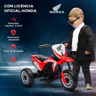 Moto Eléctrica Honda triciclo Niños sonidos