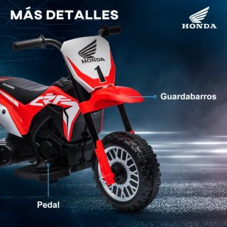 Moto Eléctrica Honda triciclo Niños sonidos