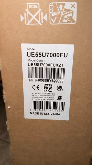 Scheda Samsung Crystal UHD 55 4k