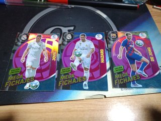 Lote 3 cromos Mega Fichajes Edición Limitada