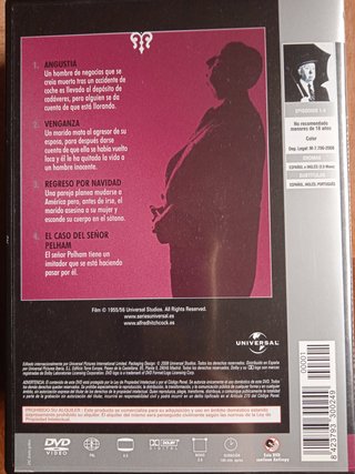 Alfred Hitchcock (8 películas y 4 capítulos, 5DVD)